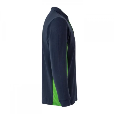 Tricou polo cu mânecă lungă, în două tonuri 105514 / Velilla / Tricouri cu maneca lunga