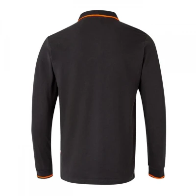 Tricou polo cu mânecă lungă, în două tonuri 105515 / Velilla / Tricouri cu maneca lunga