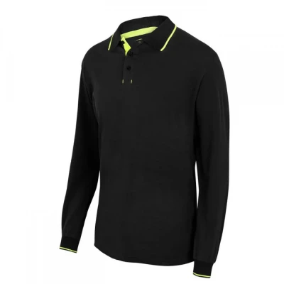 Tricou polo cu mânecă lungă, în două tonuri 105515 / Velilla / Tricouri cu maneca lunga