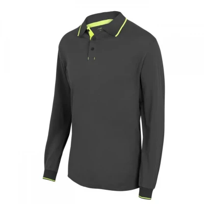 Tricou polo cu mânecă lungă, în două tonuri 105515 / Velilla / Tricouri cu maneca lunga