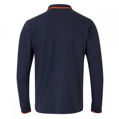 Tricou polo cu mânecă lungă, în două tonuri 105515 / Velilla / Tricouri cu maneca lunga