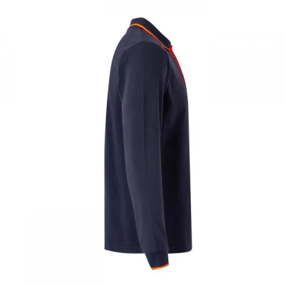 Tricou polo cu mânecă lungă, în două tonuri 105515 / Velilla / Tricouri cu maneca lunga