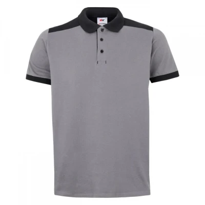 Tricou polo stretch, cu mânecă scurtă, în două ton / Velilla / Tricouri POLO (cu guler si nasturi)