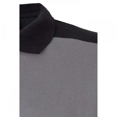 Tricou polo stretch, cu mânecă scurtă, în două ton / Velilla / Tricouri POLO (cu guler si nasturi)