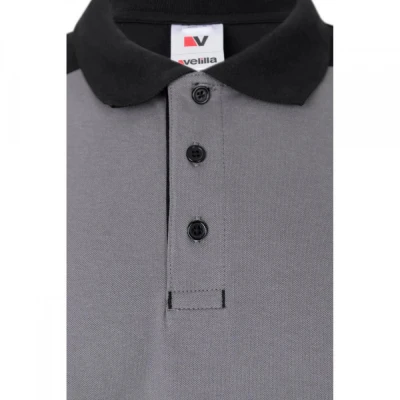 Tricou polo stretch, cu mânecă scurtă, în două ton / Velilla / Tricouri POLO (cu guler si nasturi)