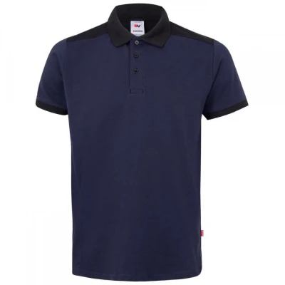 Tricou polo stretch, cu mânecă scurtă, în două ton / Velilla / Tricouri POLO (cu guler si nasturi)