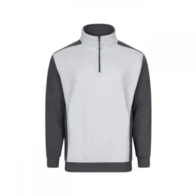 Hanorac cu fermoar scurt, în două tonuri 105703 / Velilla / Hanorace, Fleece, Fashion
