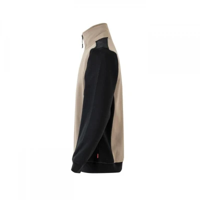 Hanorac cu fermoar scurt, în două tonuri 105703 / Velilla / Hanorace, Fleece, Fashion