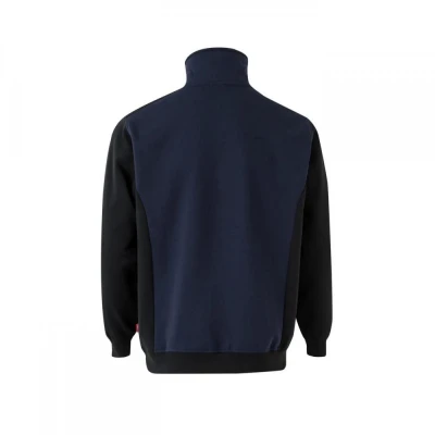 Hanorac cu fermoar scurt, în două tonuri 105703 / Velilla / Hanorace, Fleece, Fashion