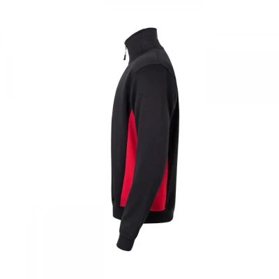 Hanorac cu jumătate de fermoar, în două tonuri 105 / Velilla / Hanorace, Fleece, Fashion