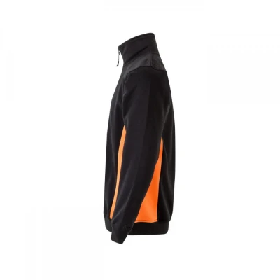 Hanorac cu jumătate de fermoar, în două tonuri 105 / Velilla / Hanorace, Fleece, Fashion