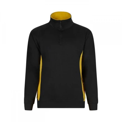 Hanorac cu jumătate de fermoar, în două tonuri 105 / Velilla / Hanorace, Fleece, Fashion