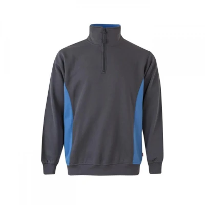 Hanorac cu jumătate de fermoar, în două tonuri 105 / Velilla / Hanorace, Fleece, Fashion