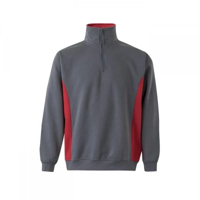 Hanorac cu jumătate de fermoar, în două tonuri 105 / Velilla / Hanorace, Fleece, Fashion