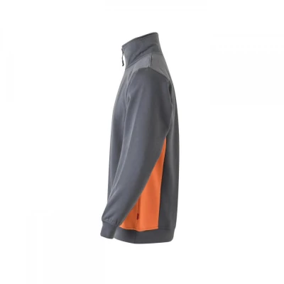 Hanorac cu jumătate de fermoar, în două tonuri 105 / Velilla / Hanorace, Fleece, Fashion