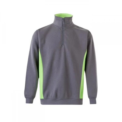 Hanorac cu jumătate de fermoar, în două tonuri 105 / Velilla / Hanorace, Fleece, Fashion