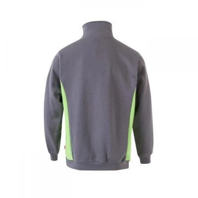 Hanorac cu jumătate de fermoar, în două tonuri 105 / Velilla / Hanorace, Fleece, Fashion