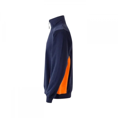 Hanorac cu jumătate de fermoar, în două tonuri 105 / Velilla / Hanorace, Fleece, Fashion