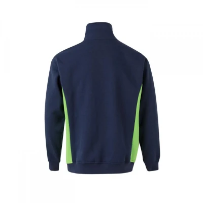 Hanorac cu jumătate de fermoar, în două tonuri 105 / Velilla / Hanorace, Fleece, Fashion