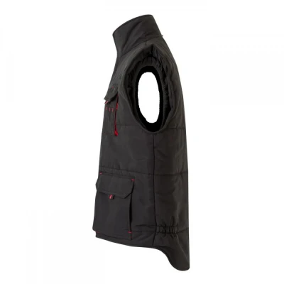Vestă căptușită, în două tonuri, cu buzunare multi / Velilla / Veste vatuite, de iarna