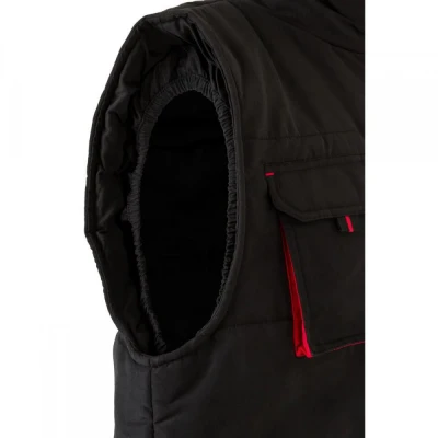 Vestă căptușită, în două tonuri, cu buzunare multi / Velilla / Veste vatuite, de iarna