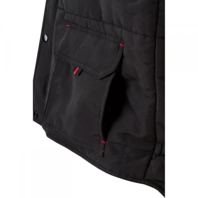 Vestă căptușită, în două tonuri, cu buzunare multi / Velilla / Veste vatuite, de iarna