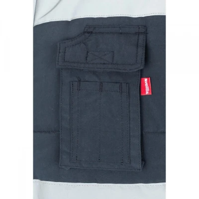 Vestă căptușită, cu benzi reflectorizante și buzun / Velilla / Veste vatuite, de iarna