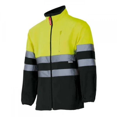 Jachetă fleece de înaltă vizibilitate, în două ton / Velilla / Reflectorizanta