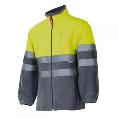 Jachetă fleece de înaltă vizibilitate, în două ton / Velilla / Reflectorizanta