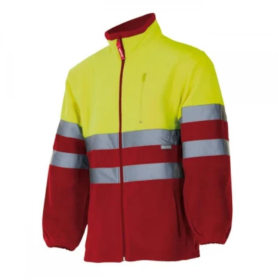 Jachetă fleece de înaltă vizibilitate, în două ton / Velilla / Reflectorizanta