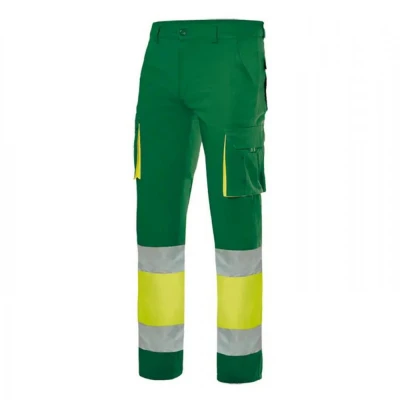 Pantaloni de înaltă vizibilitate, 100% bumbac, cu  / Velilla / Reflectorizanta