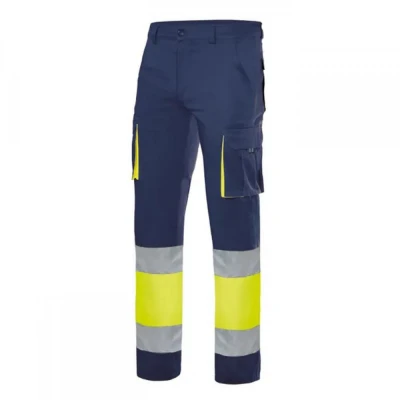 Pantaloni de înaltă vizibilitate, 100% bumbac, cu  / Velilla / Reflectorizanta