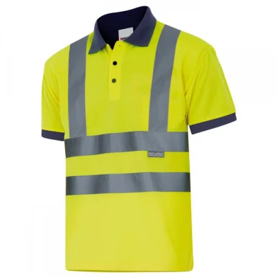 Tricou polo cu mânecă scurtă, de înaltă vizibilita / Velilla / Reflectorizanta