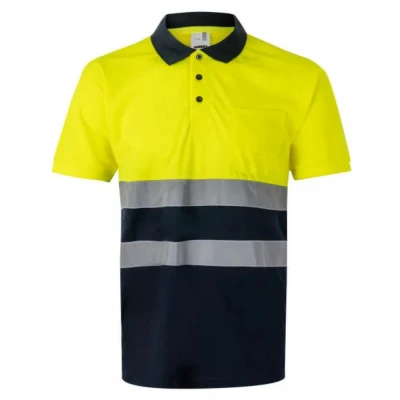 Tricou polo cu mânecă scurtă, de înaltă vizibilita / Velilla / Reflectorizanta