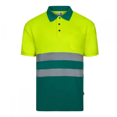 Tricou polo cu mânecă scurtă, de înaltă vizibilita / Velilla / Reflectorizanta