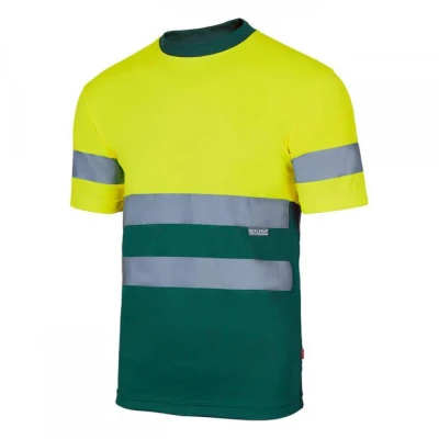Tricou tehnic de înaltă vizibilitate, în două tonu / Velilla / Reflectorizanta