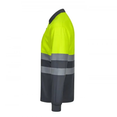 Tricou polo cu mânecă lungă, de înaltă vizibilitat / Velilla / Reflectorizanta