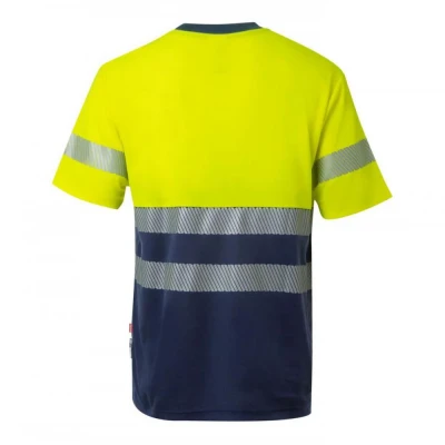 Tricou din bumbac, de înaltă vizibilitate, în două / Velilla / Reflectorizanta