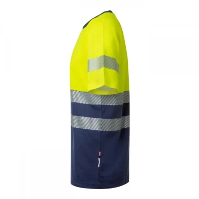Tricou din bumbac, de înaltă vizibilitate, în două / Velilla / Reflectorizanta