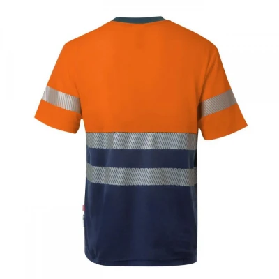Tricou din bumbac, de înaltă vizibilitate, în două / Velilla / Reflectorizanta