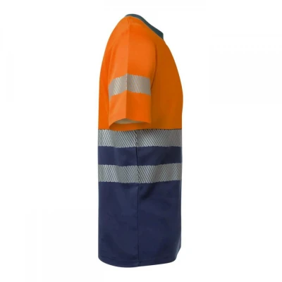 Tricou din bumbac, de înaltă vizibilitate, în două / Velilla / Reflectorizanta