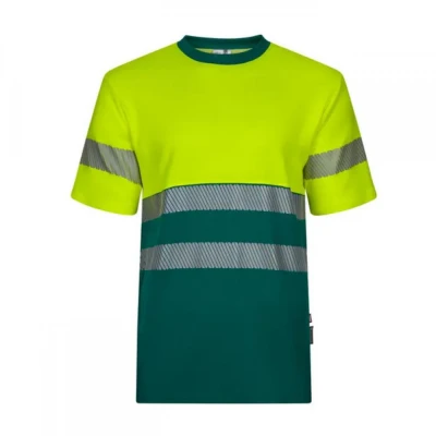 Tricou din bumbac, de înaltă vizibilitate, în două / Velilla / Reflectorizanta