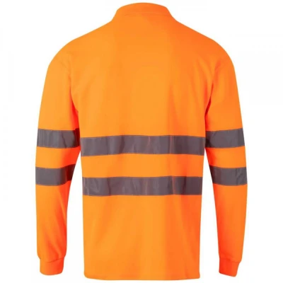 Tricou polo reflectorizant, cu mânecă lungă, de în / Velilla / Reflectorizanta