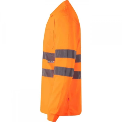 Tricou polo reflectorizant, cu mânecă lungă, de în / Velilla / Reflectorizanta