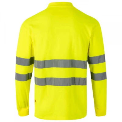 Tricou polo reflectorizant, cu mânecă lungă, de în / Velilla / Reflectorizanta
