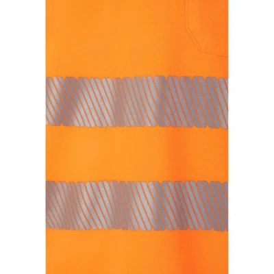 Tricou polo din bumbac, cu mânecă scurtă, de înalt / Velilla / Reflectorizanta