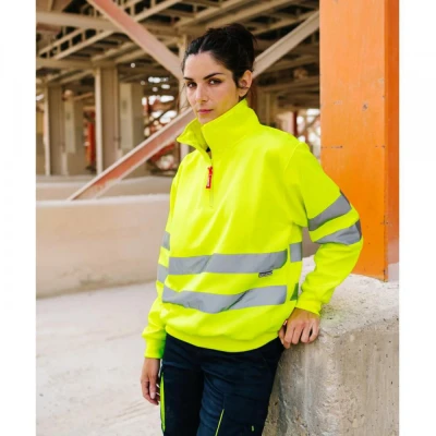 Hanorac de înaltă vizibilitate, cu jumătate de fer / Velilla / Reflectorizanta