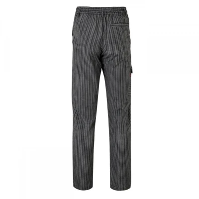 Pantaloni bucătar, în carouri, cu buzunare multipl / Velilla / Imbracaminte bucatari