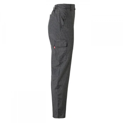 Pantaloni bucătar, în carouri, cu buzunare multipl / Velilla / Imbracaminte bucatari