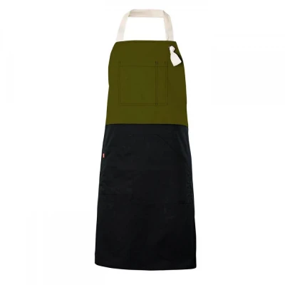 Șorț bicolor cu pieptar, diverse culori 404210B / Velilla / HoReCa